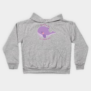 BTS whale plush so show me i'll show you Kids Hoodie